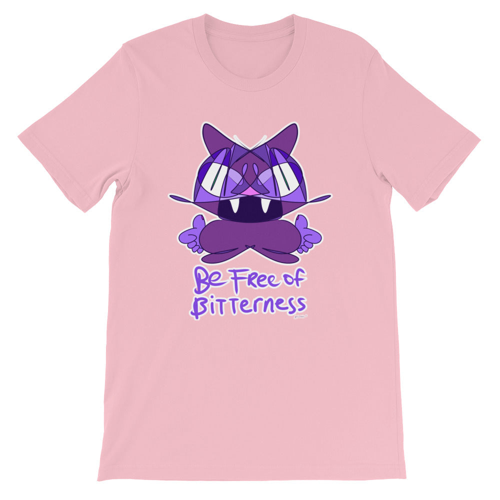 Best Favorite Be Free of Bitterness Purple Cat T-Shirt
